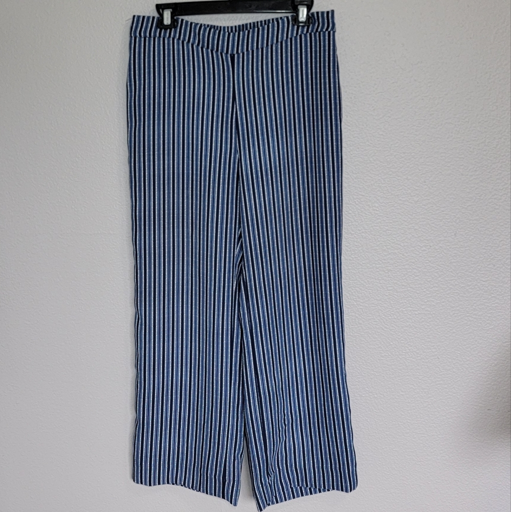 CHICOS NAVY PULL-ON PANTS/ SIZE 0 ( 4P ).